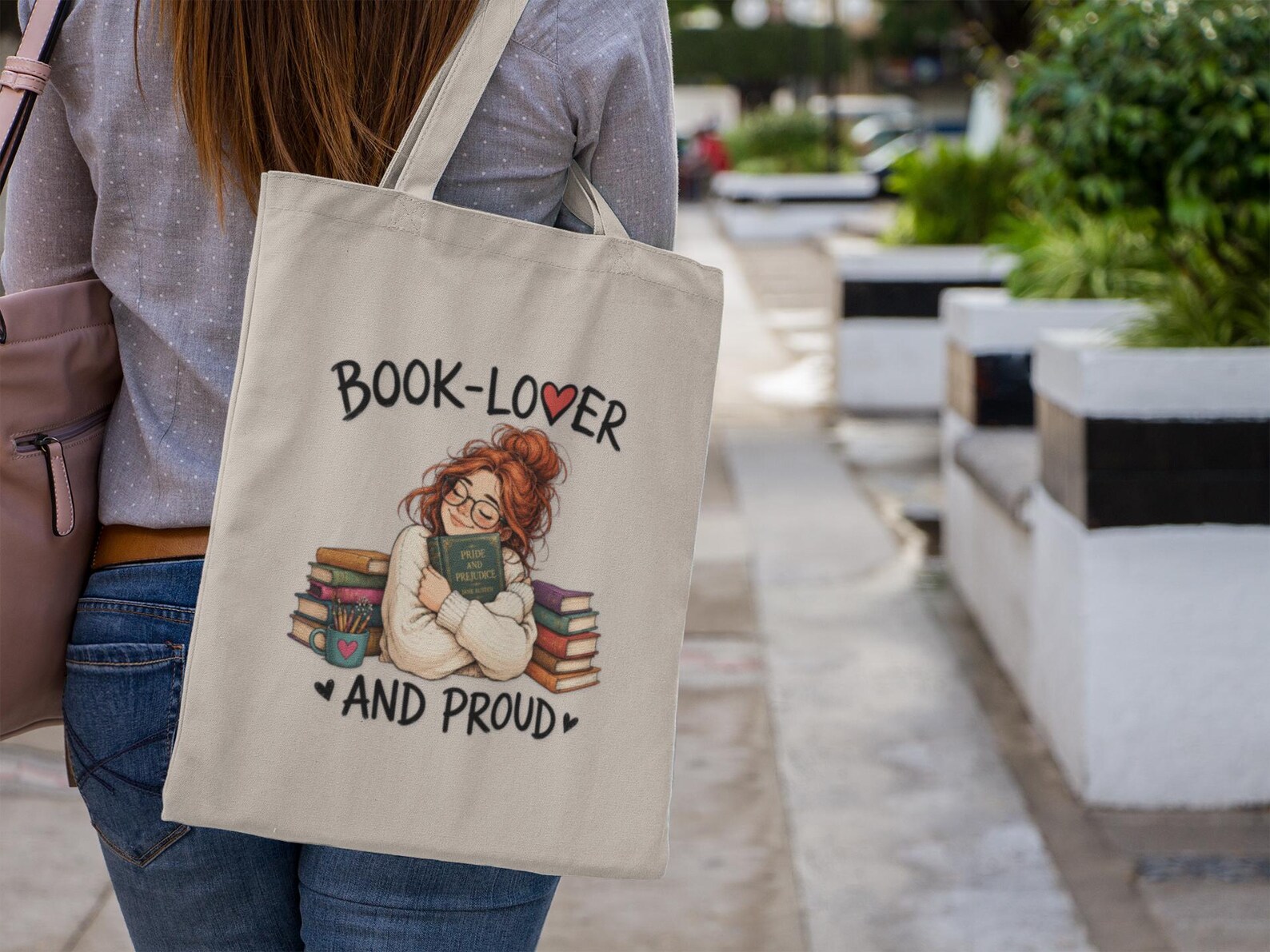 Book Lover and Proud tote bag